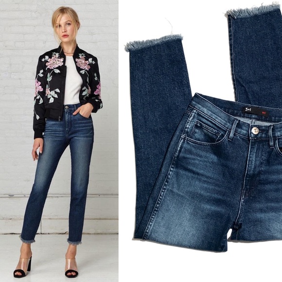 3x1 Denim - 3x1 NYC | straight authentic crop raw hem jeans